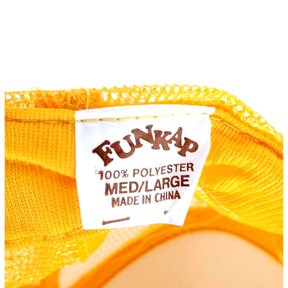 Vintage "Westward 1000" Dallas Tuscan‎ Yellow Mesh Trucker Snapback Rope Hat Cap - Picture 6 of 6